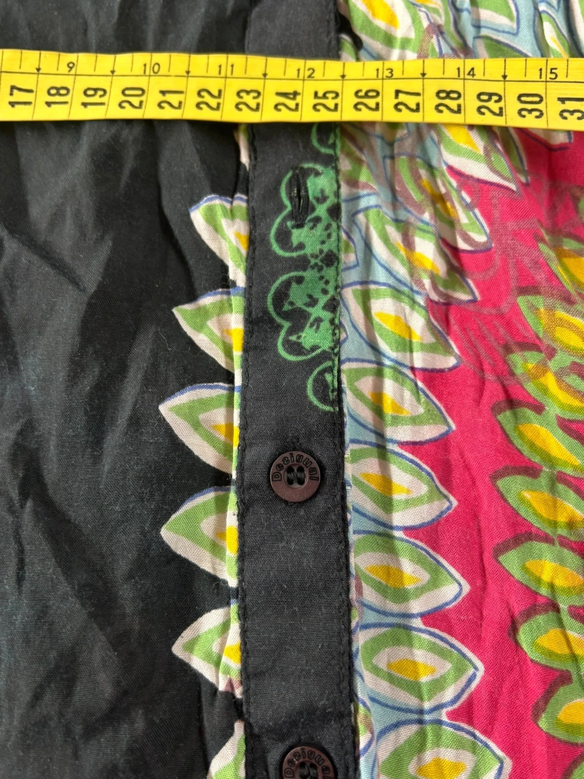 Desigual blouse met lange mouwen en multicolor vintage patroon – photo 13